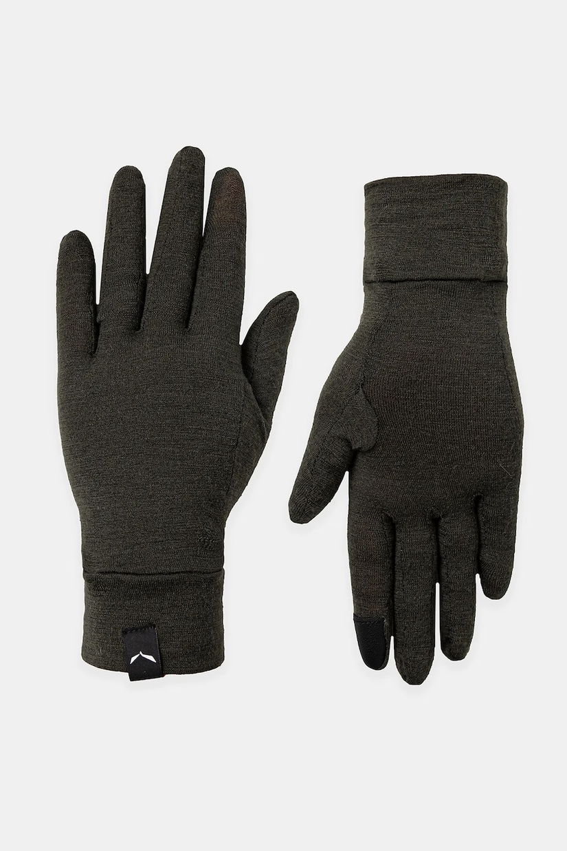 Salewa mănuși Cristallo Merino culoarea bordo, 00.0000028514
