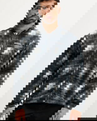 Columbia hanorac Steens Mtn Print culoarea verde, cu model