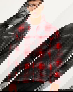 Columbia hanorac Steens Mtn Print culoarea verde, cu model