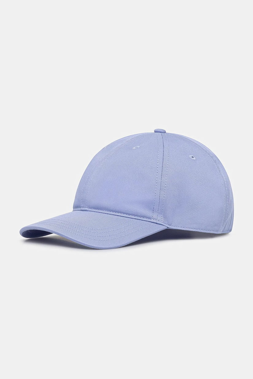 Lacoste șapcă de baseball din bumbac culoarea verde, uni, RK0440