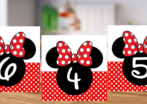 Cuti mărturii botez Minnie mouse