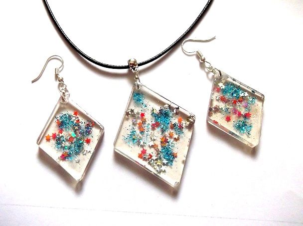 Set bijuterii cu rasina 48909