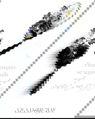Cercei cu prindere clasică din argint și design tip cuff