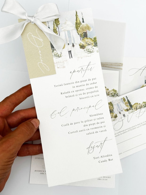Set Invitatie de Nunta Garden