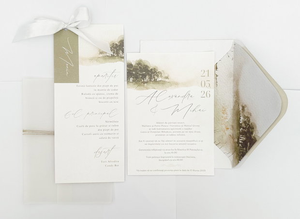 Set Invitatie de Nunta Terra