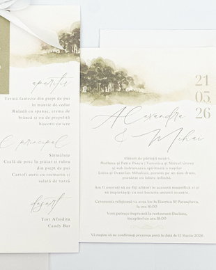 Set Invitatie de Nunta Terra