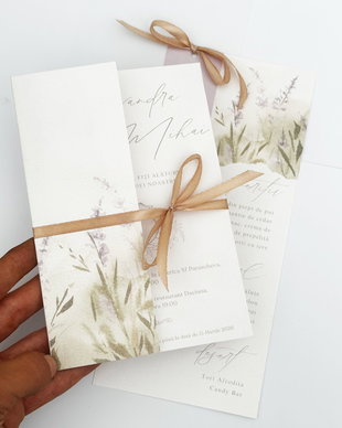 Invitatie de Nunta Lavender