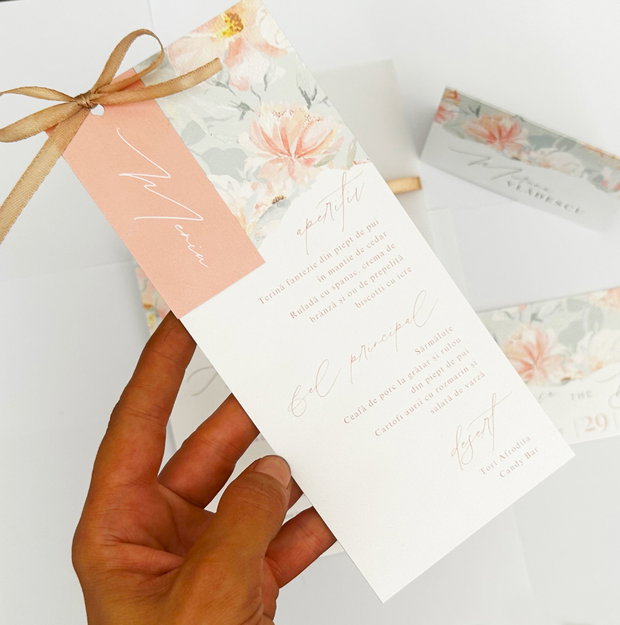 Set Invitatie de Nunta Blossom