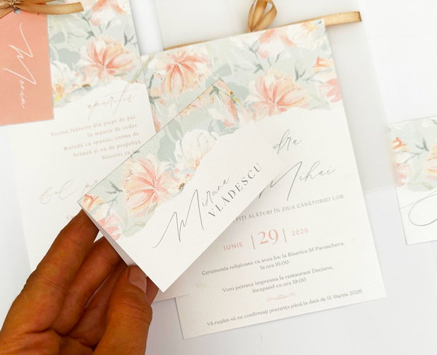 Set Invitatie de Nunta Blossom