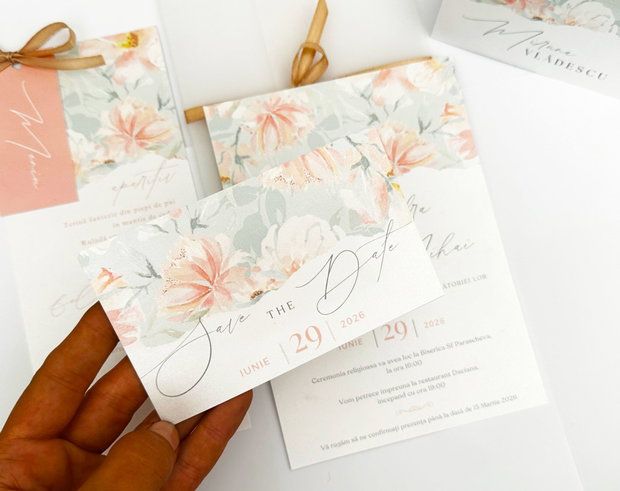 Set Invitatie de Nunta Blossom