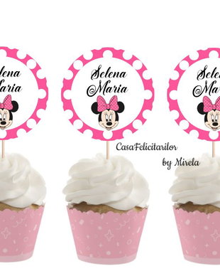 Toppere Minnie mouse personalizate