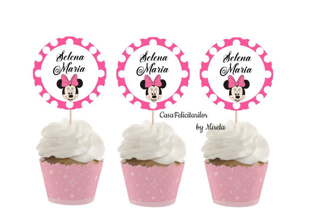 Toppere Minnie mouse personalizate