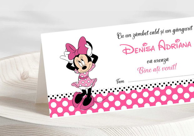 Toppere Minnie mouse personalizate