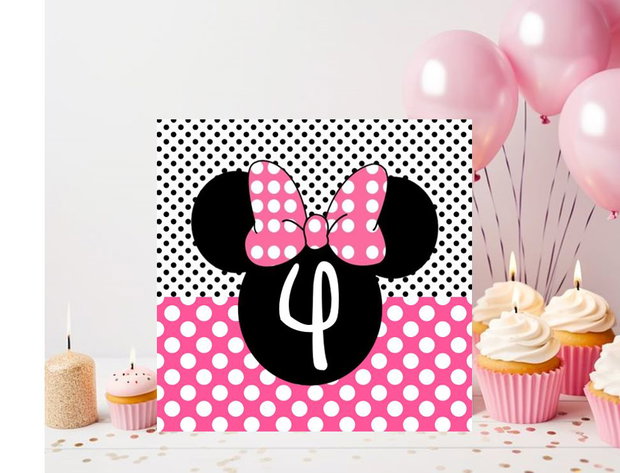 Toppere Minnie mouse personalizate