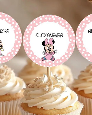 Toppere baby Minnie mouse roz