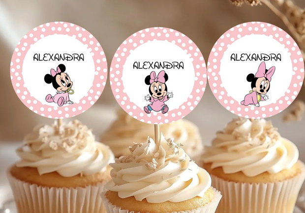 Toppere baby Minnie mouse roz