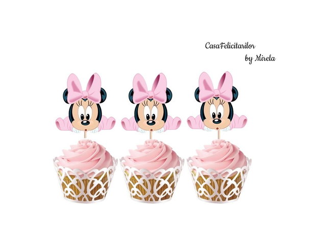 Toppere baby Minnie mouse roz
