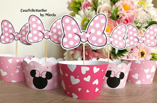 Toppere baby Minnie mouse roz