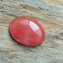 Cabochon cuart cherry, 30x22 mm