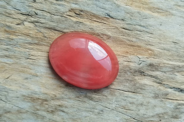 Cabochon cuart cherry, 30x22 mm