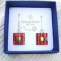 Cercei Tila Siena Patinat | Design Minimalist Geometric, tortite placate aur 14k