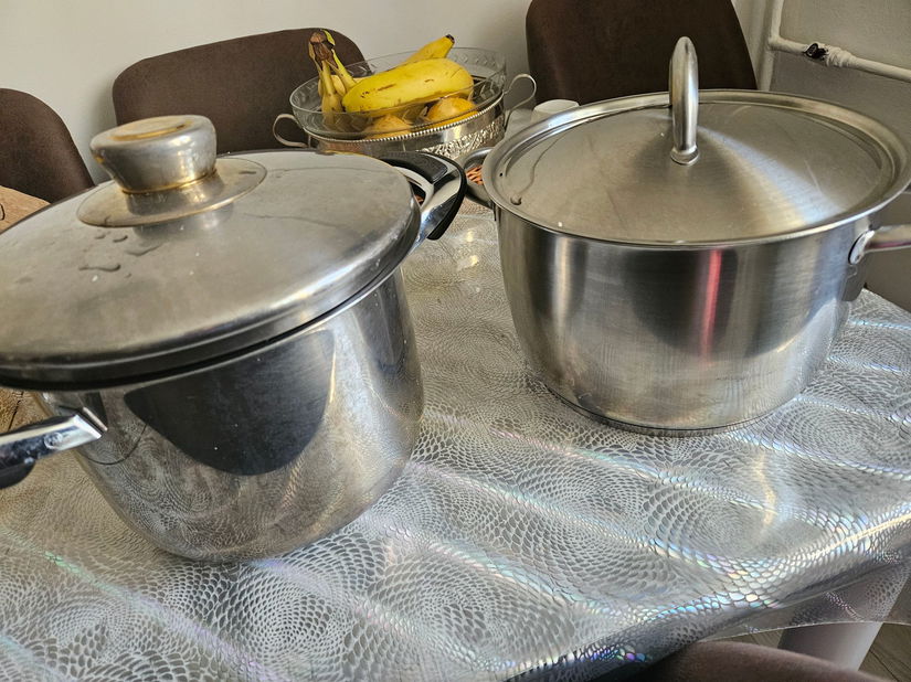 Oale inox cu capac