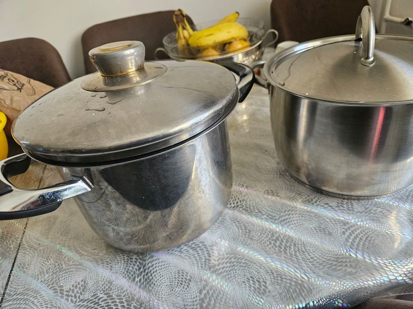 Oale inox cu capac