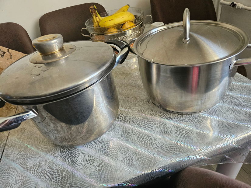 Oale inox cu capac