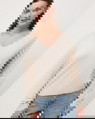 Medicine pulover culoarea bej