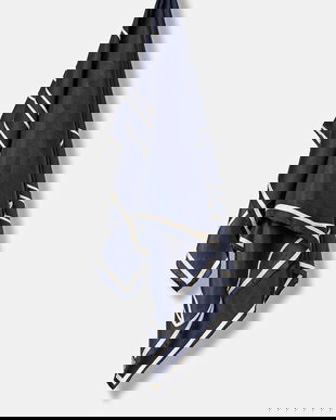 MM eșarfă de mătase FAUST culoarea violet, cu imprimeu, 2526546017600