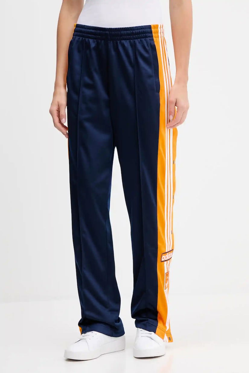 adidas Originals pantaloni de trening Adibreak culoarea bleumarin, cu imprimeu, JV8551