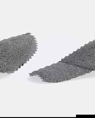 Rains șapcă 20650 Fleece Cap culoarea gri, 20650