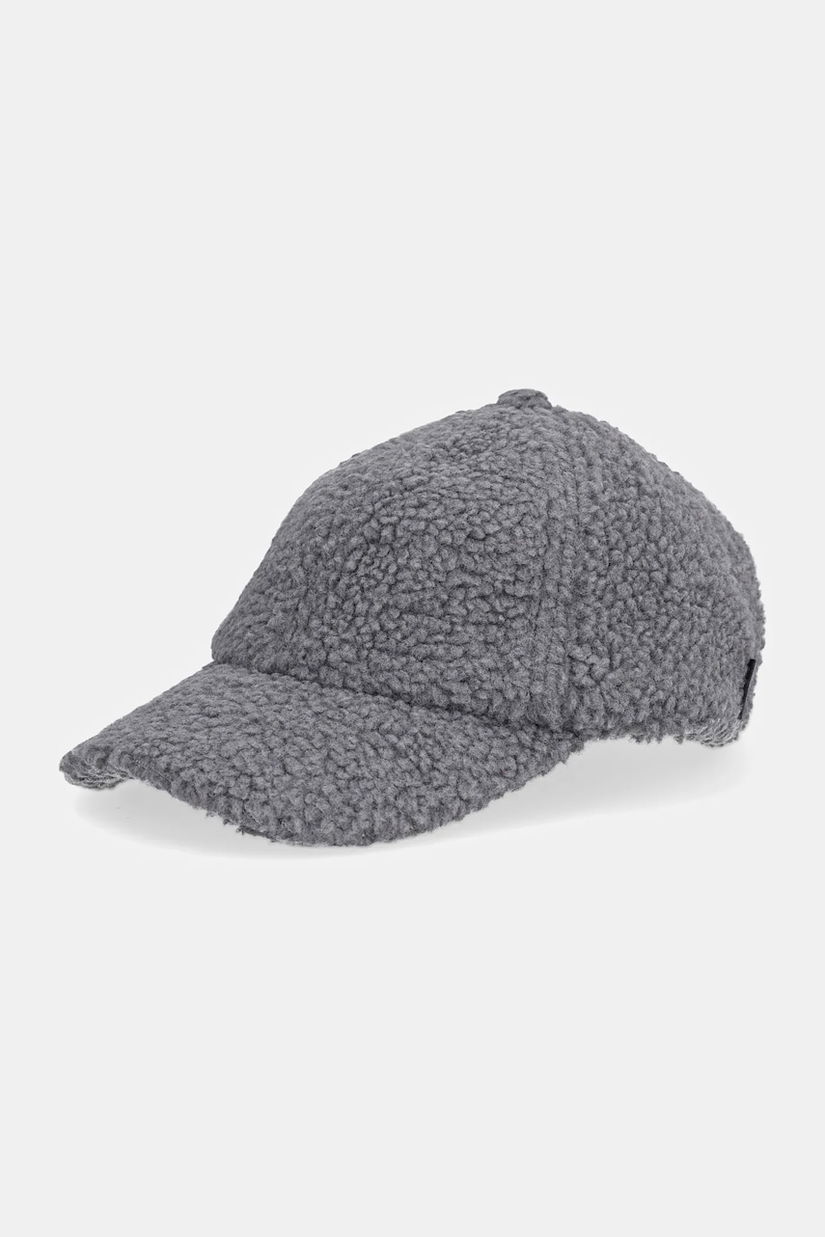 Rains șapcă 20650 Fleece Cap culoarea gri, 20650