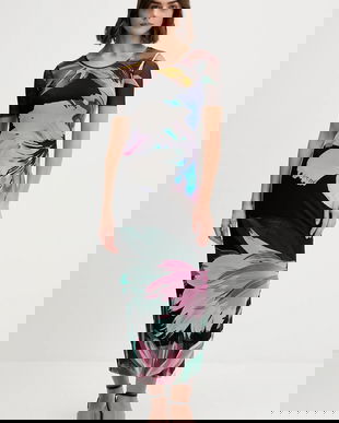 Desigual rochie BERNADETTE culoarea negru, 25WWVK19