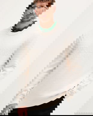 Pepe Jeans pulover culoarea bej, PM7000016