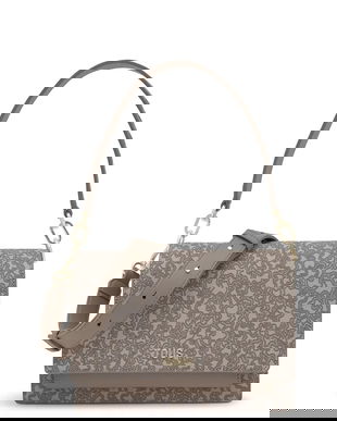 Tous geantă KAOS MINI LINES culoarea gri, 2002183344