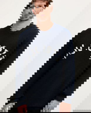 Pepe Jeans pulover de bumbac culoarea bleumarin, călduros, PM7000006