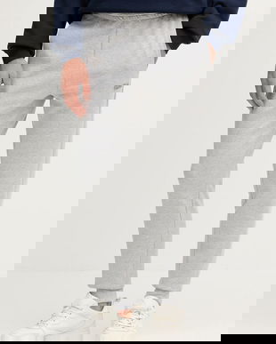 Lacoste pantaloni de trening culoarea gri, melanj, XH9583