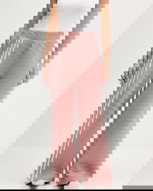 adidas Originals pantaloni de trening 3 Stripes culoarea portocaliu, cu imprimeu, JW3621