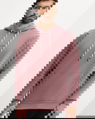 Under Armour bluză Project Rock culoarea roz, cu glugă, uni, 6006245