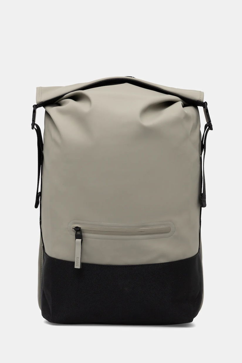 Rains rucsac 14320 Trail Rolltop Backpack culoarea verde, mare, uni, 14320