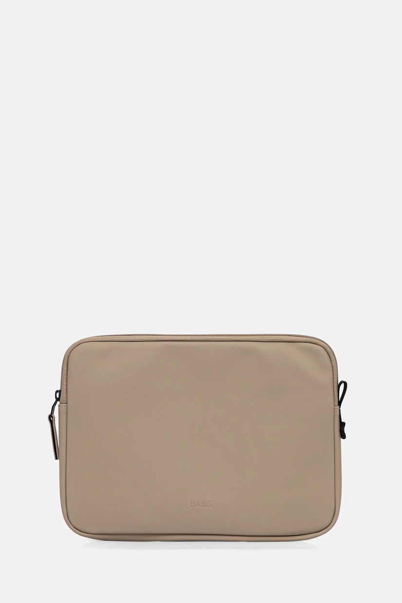 Rains husă laptop 14860 Trail Laptop Case 13'/14' culoarea bej, 14860