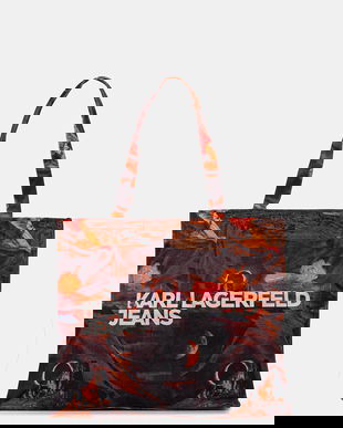 Karl Lagerfeld Jeans geantă culoarea violet, A4W50041