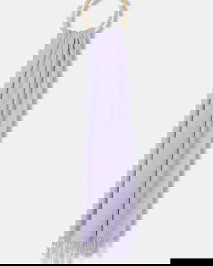 Answear.LAB esarfa de lana culoarea violet, neted