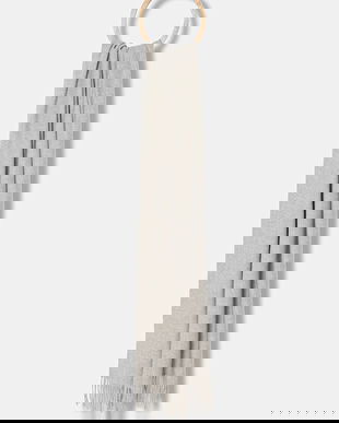 Answear.LAB esarfa de lana culoarea gri, neted