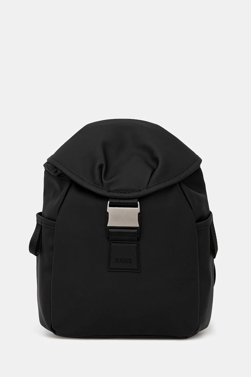 Rains rucsac 12870 Valera Bucket Backpack Mini culoarea negru, mic, uni, 12870