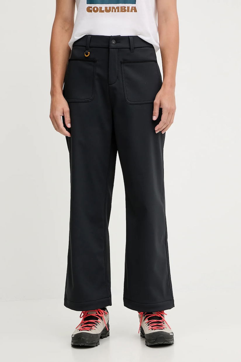 Columbia pantaloni de exterior High Cascades culoarea negru, 2136431