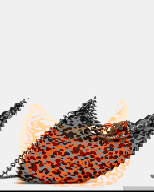 Kurt Geiger London geantă de piele culoarea portocaliu, 4354691019