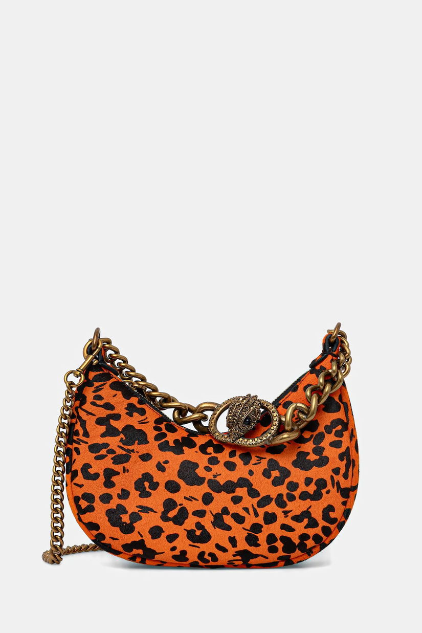 Kurt Geiger London geantă de piele culoarea portocaliu, 4354691019