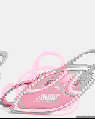 Puma husă pentru chei 1976 Grip Bag Keychain culoarea roz, 92598